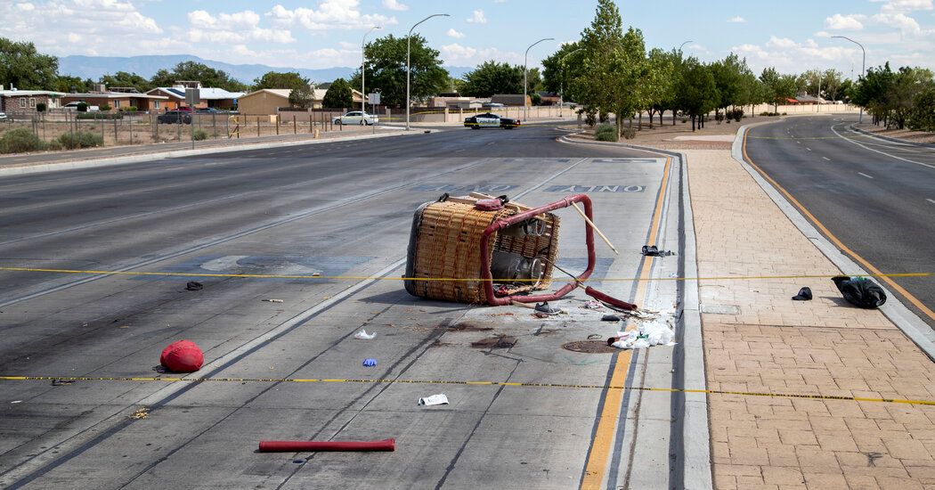 Pilot in Deadly Albuquerque Balloon Crash had Drugs in System, F.A.A. Says