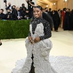 Simone Biles Dons a Showgirl Inspired Dress at the Met Gala