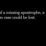 Missing Apostrophe in Facebook Post May Cost a Man in Defamation Case