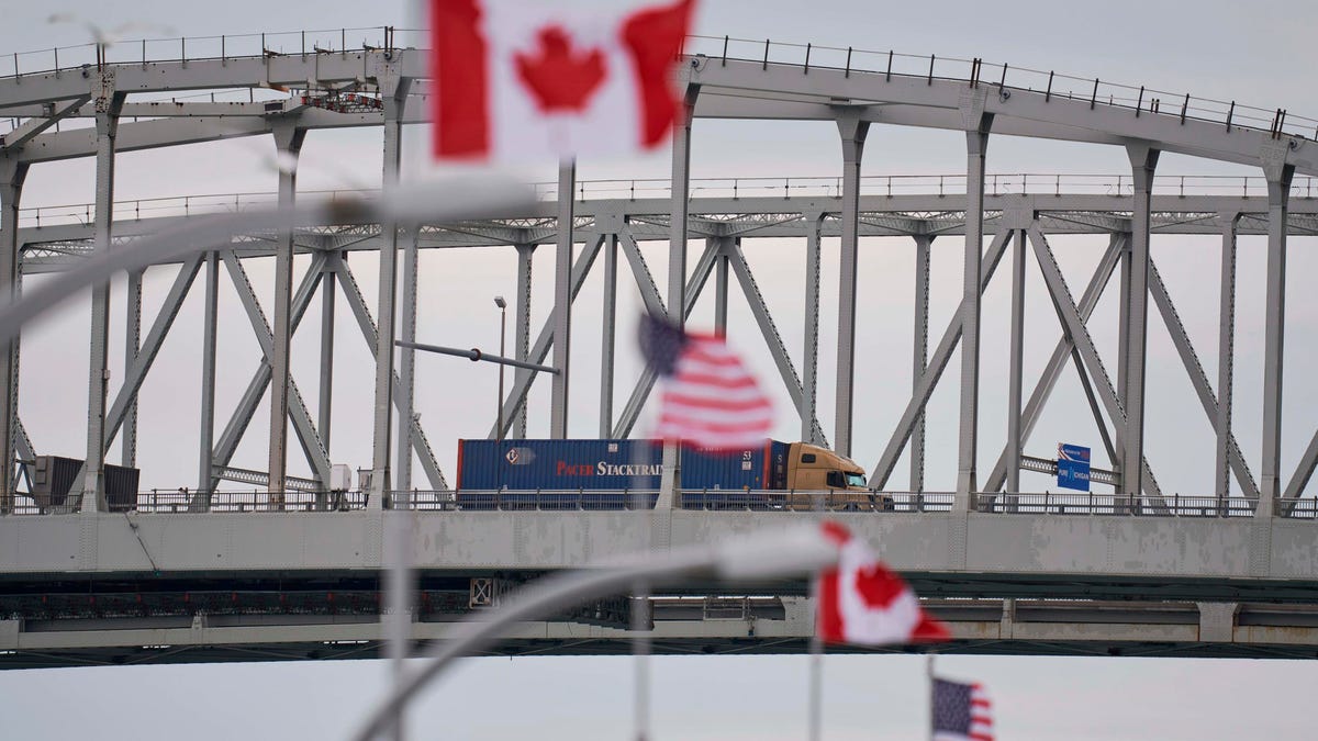 Covid Vaccination Requirement For Truckers At U.S.-Canada Border Threatens To Crimp Trade