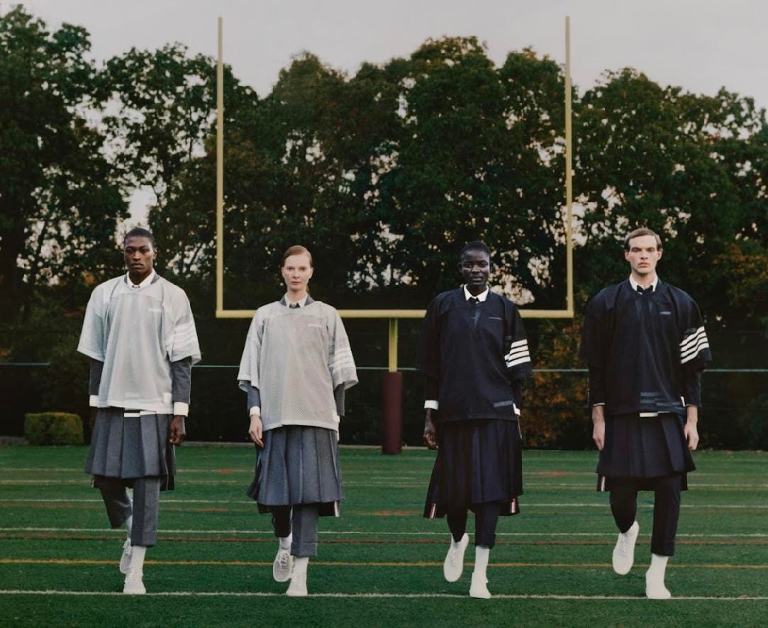 Thom Browne Releases 2021 Football-Themed Collection In Time For Game Day