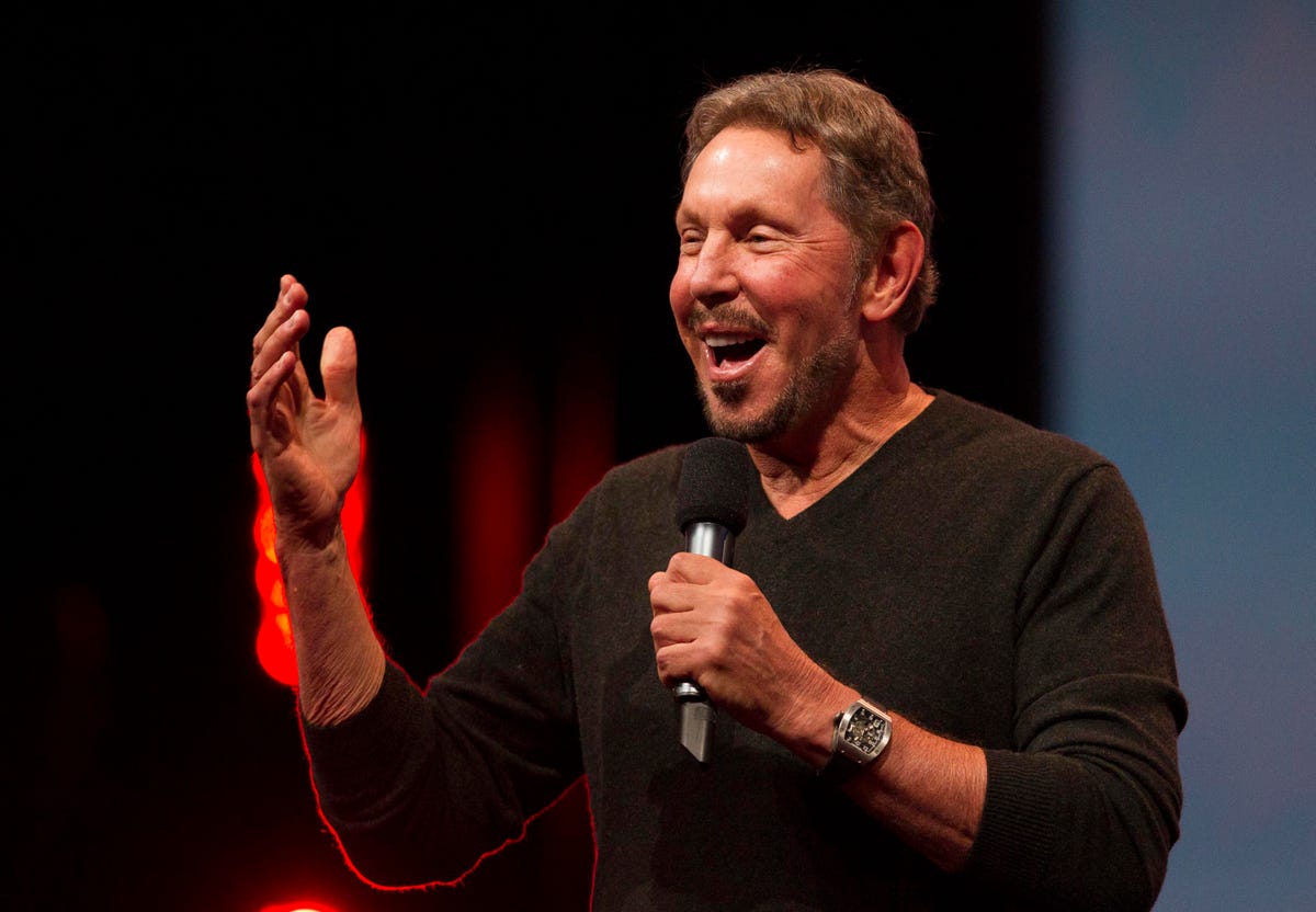 Larry Ellison’s Fortune Surges Past The Google Founders As Oracle Stock Soars Friday