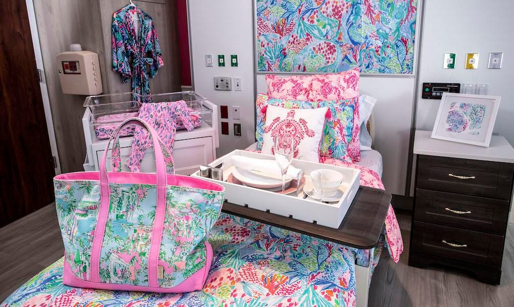 Lilly Pulitzer VIP Birthing Suites Offer Moms A Luxury Experience