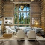 Dovetail Log Home Near Lake Tahoe Evokes A National Park Lodge