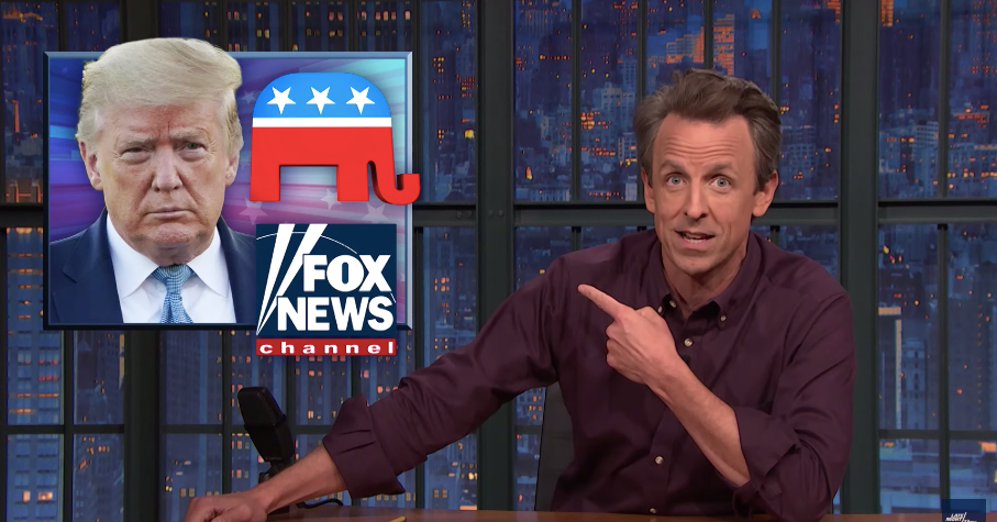 Seth Meyers Is Thrilled by G.O.P.’s New Treatment of Trump