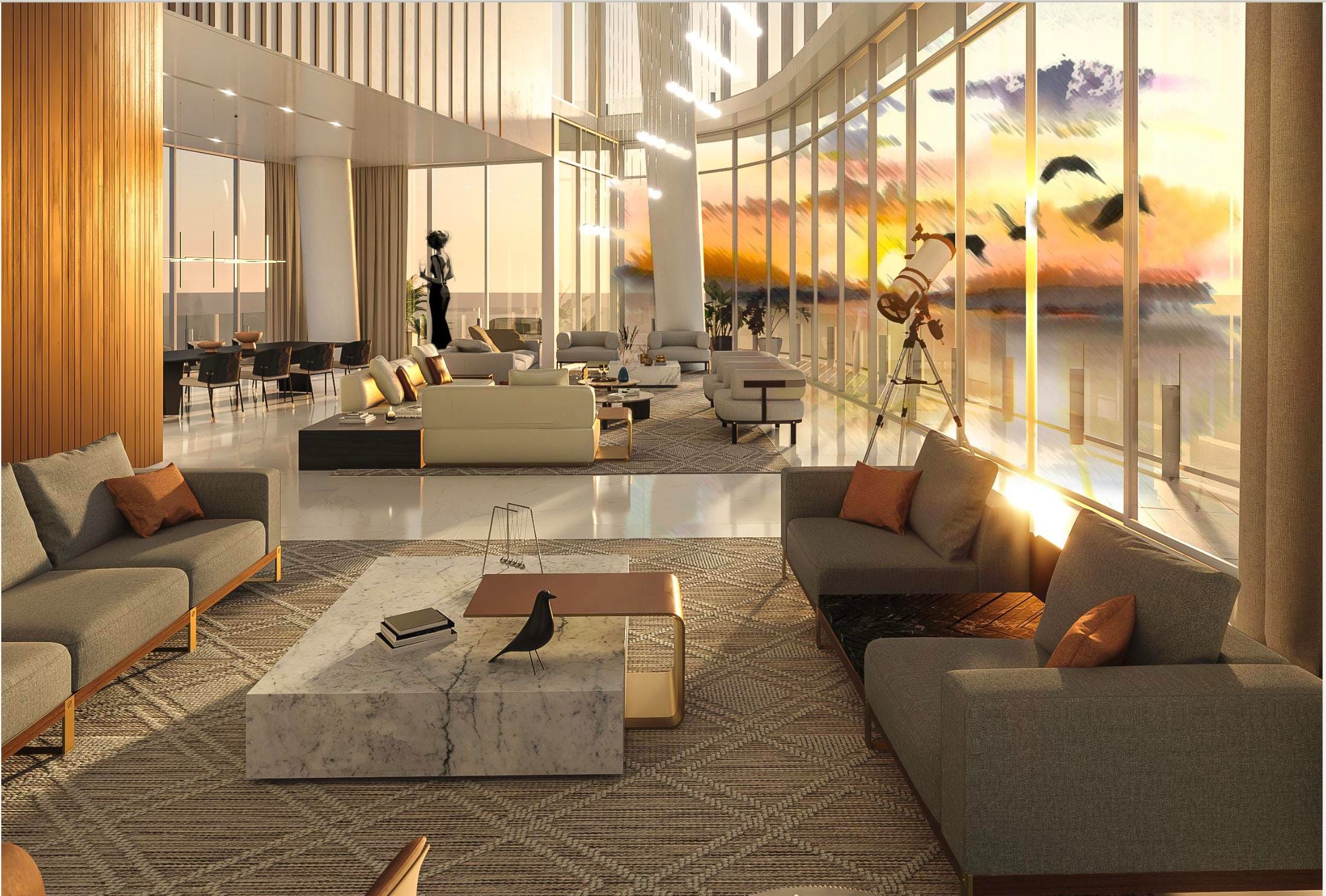 Aston Martin Residences Unveils Early Glimpse Of M Triplex Penthouse, The First Aston Martin Triplex In The World